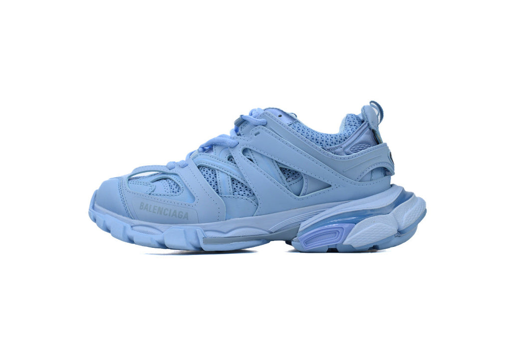 Balenciaga Track Trainer Sneakers "Light Blue"-retro thick sole dad shoes，Women's Shoe Sale / Men's Shoe Sale