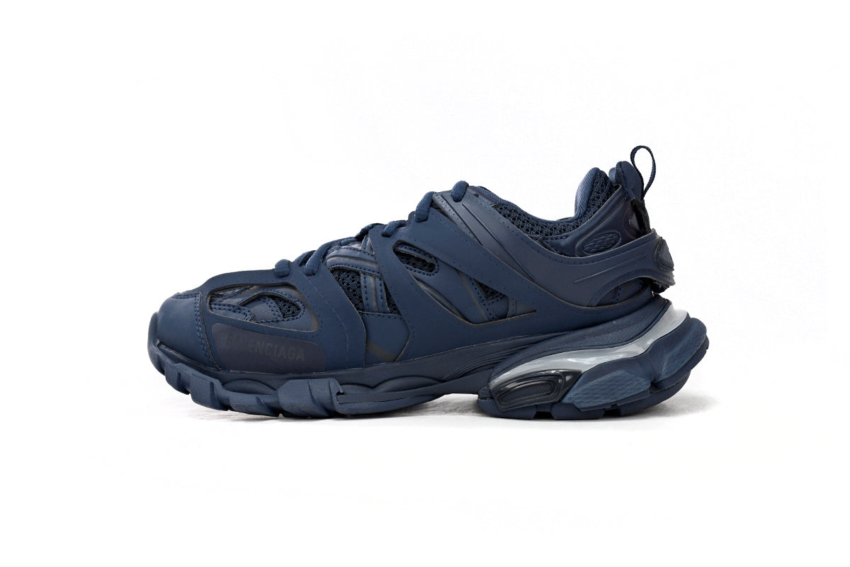 Balenciaga Track Sneakers "Dark Navy" Mesh Chunky Low Top Trainer