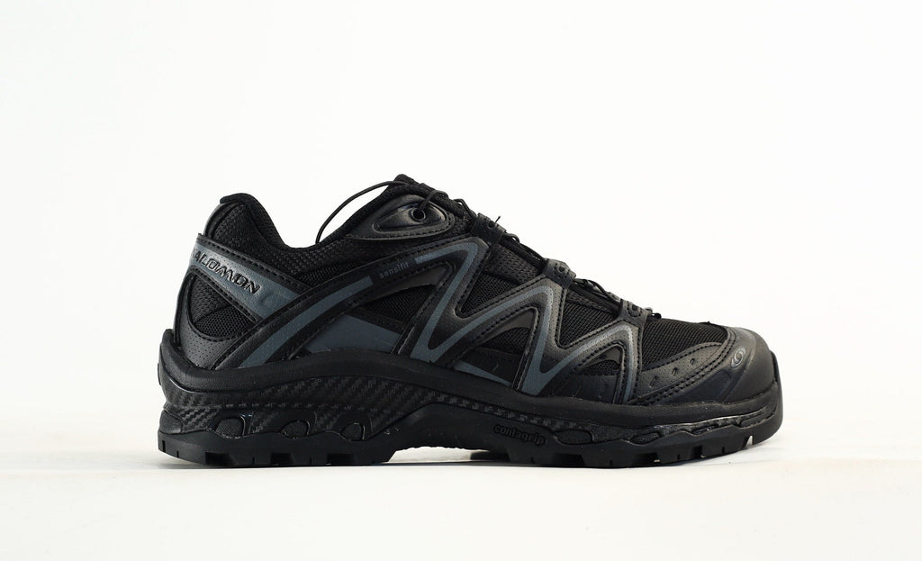 Salomon XT-Quest Trail Running & Hiking Shoes，“Black/Asphalt/Footwear Silver”