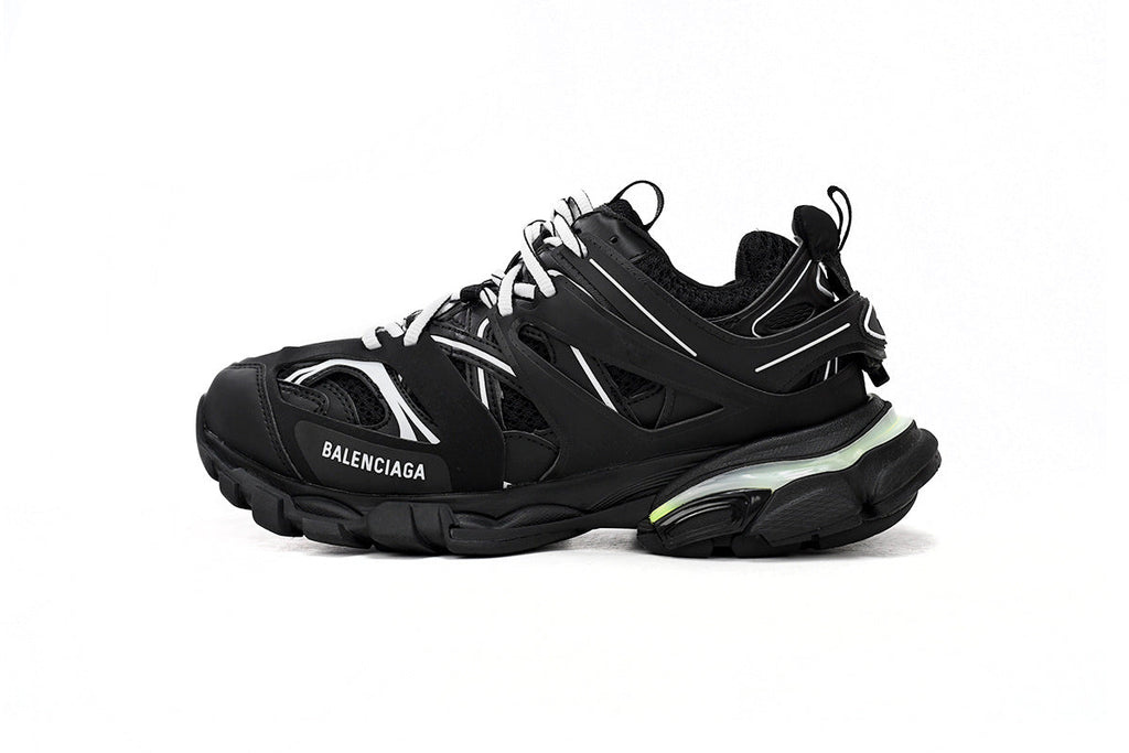 Balenciaga Track Sneakers "Black White" Mesh Chunky Low Top Trainer