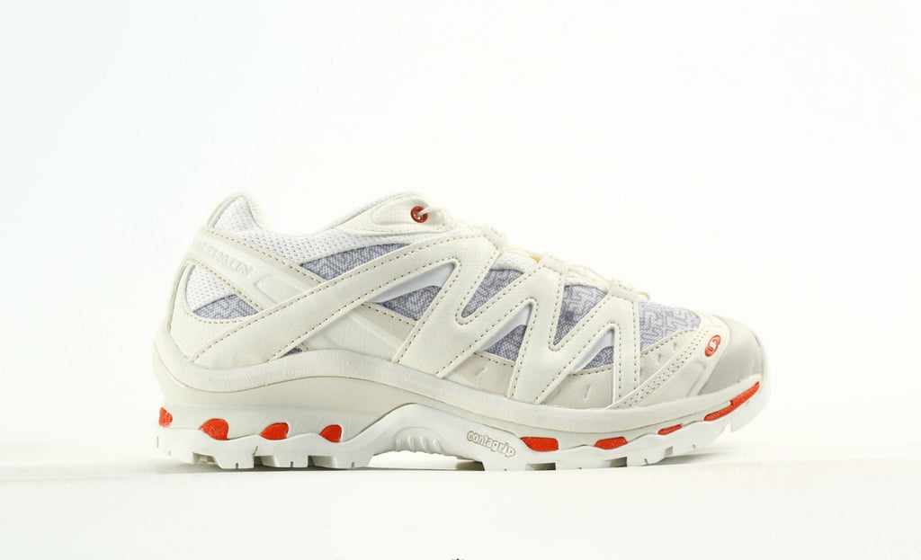 Salomon XT QUEST Trail Hiking Shoes "White Grey Orange"- outdoor hiking shoes/Women's Shoe Sale / Men's Shoe Sale