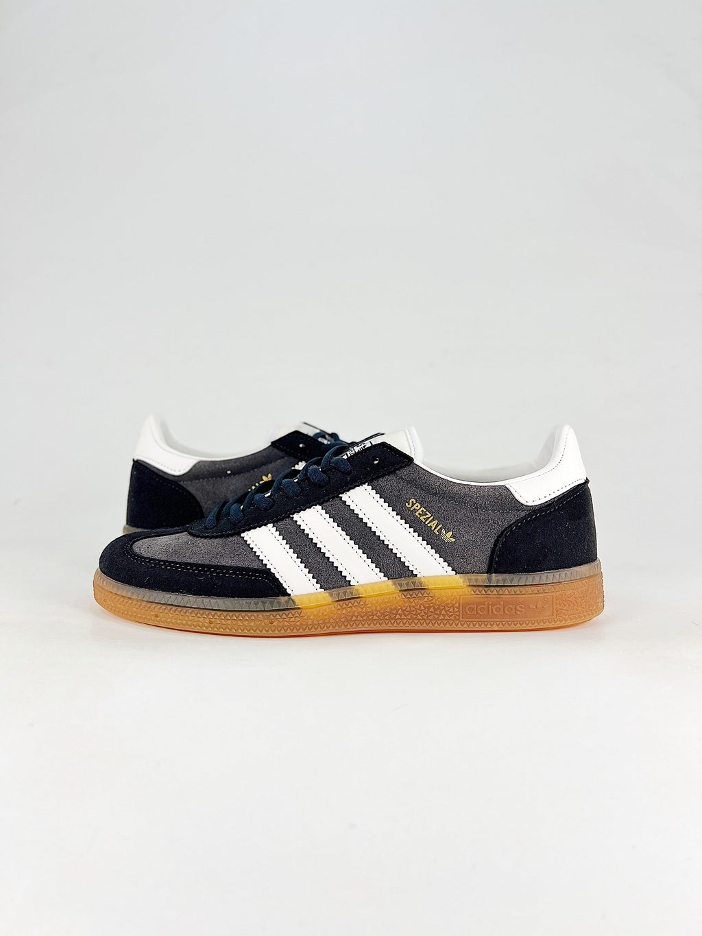 Adidas Handball Spezial Suede Sneakers "Dark Grey Black White"-Classic sneakers，Adidas Women's Shoe Sale / Men's Shoe Sale