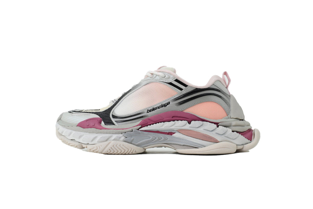 Balenciaga Triple S.2 Gradient Mesh Sneakers "Gradient Purple Pink"-retro thick sole dad shoes，Women's Shoe Sale / Men's Shoe Sale