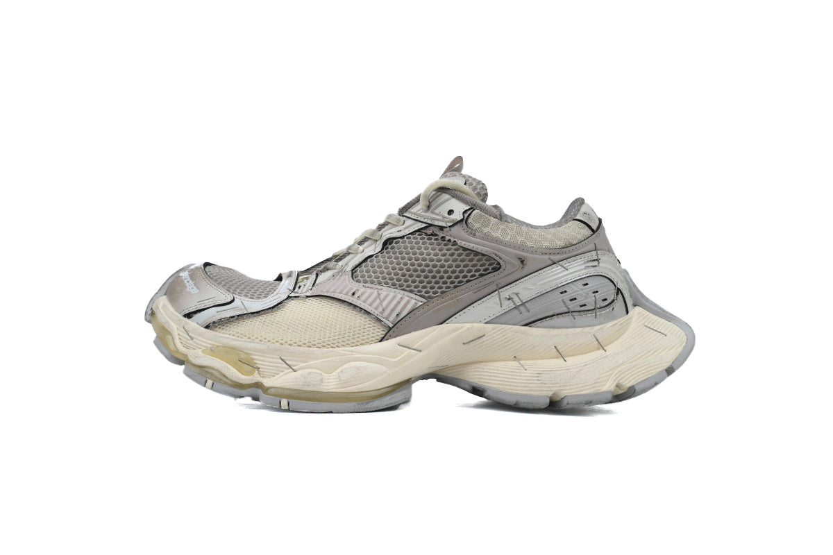 Balenciaga Stapler Sneakers Men Women "Beige Grey"-retro thick sole dad shoes，Women's Shoe Sale / Men's Shoe Sale