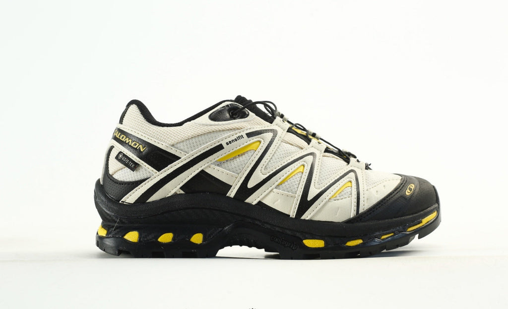 Salomon XT-Quest GORE-TEX Waterproof Trail Running & Hiking Shoes, “Off-White/Black/Yellow”