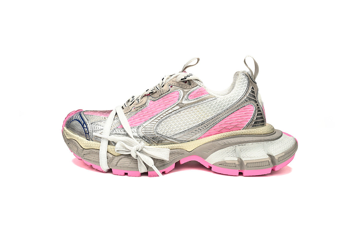 Balenciaga 3XL Sneakers Women "White Grey Pink"-retro thick sole dad shoes，Women's Shoe Sale / Men's Shoe Sale