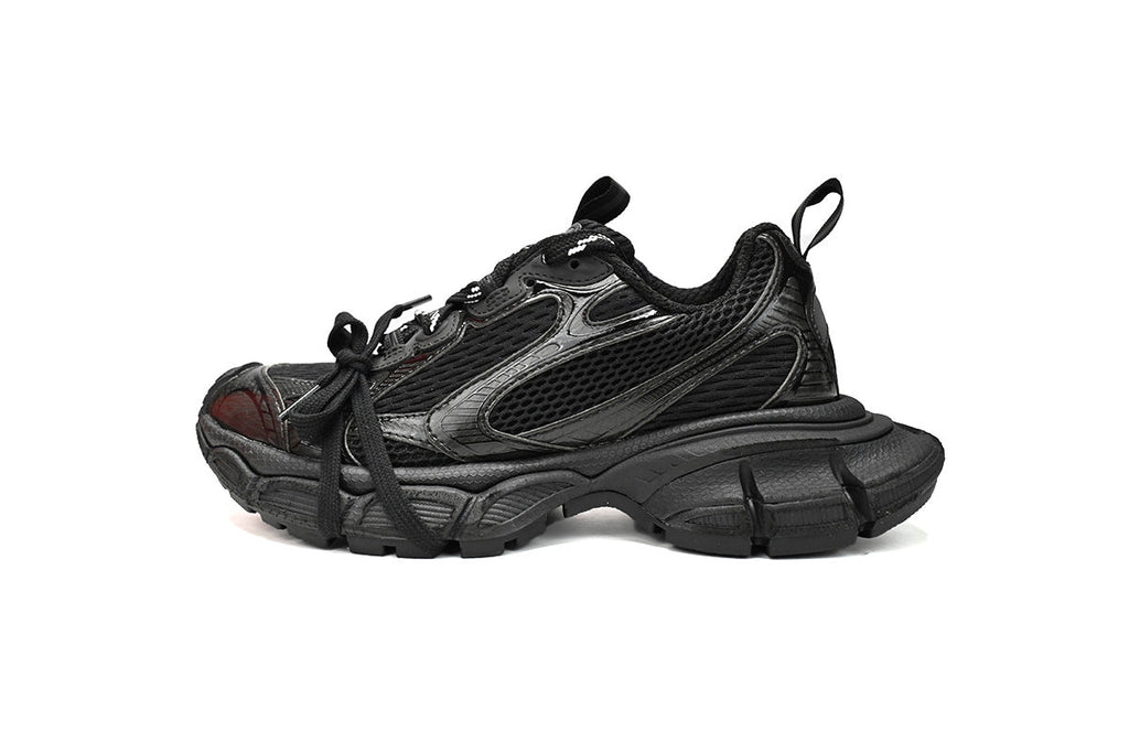 Balenciaga 3XL Sneaker "Black"-retro thick sole dad shoes，Women's Shoe Sale / Men's Shoe Sale