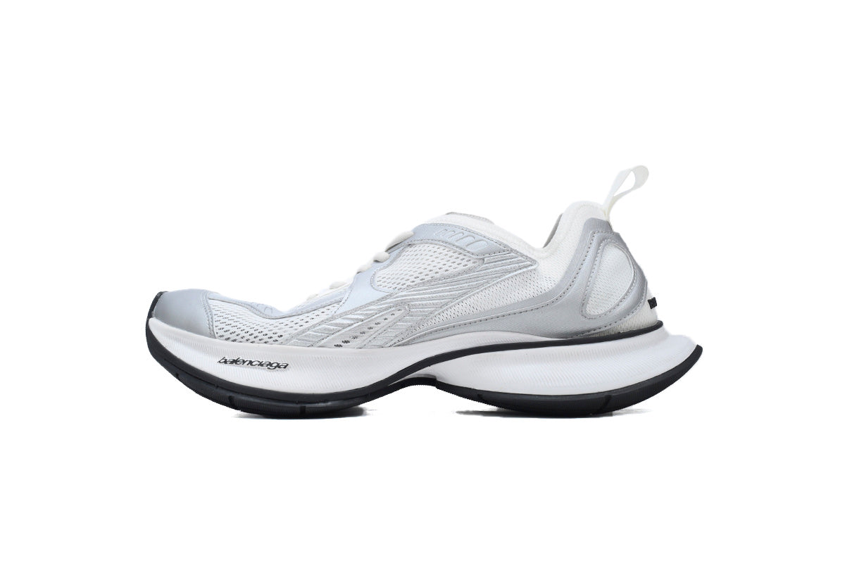 Balenciaga Circuit Sneaker "White/Silver"-retro thick sole dad shoes，Women's Shoe Sale / Men's Shoe Sale
