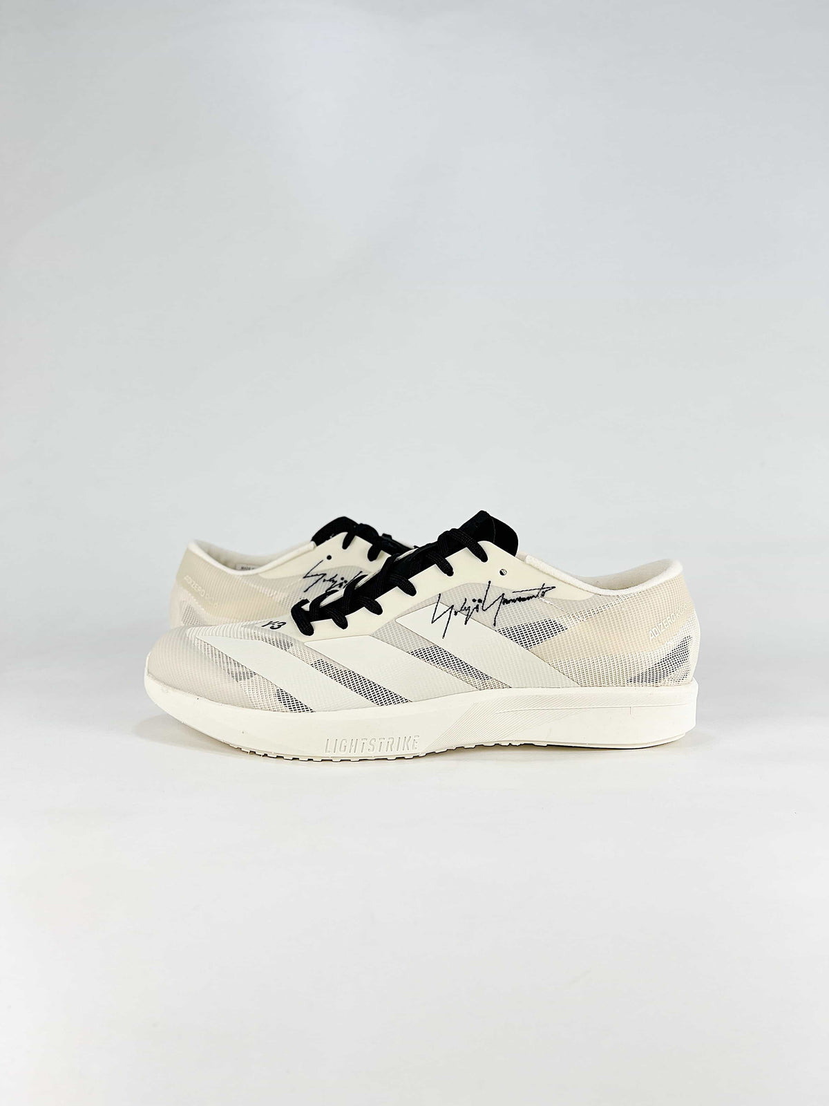 Y-3 Adizero Adios Pro Running Shoes "Off White"-Classic sneakers，Adidas Women's Shoe Sale / Men's Shoe Sale