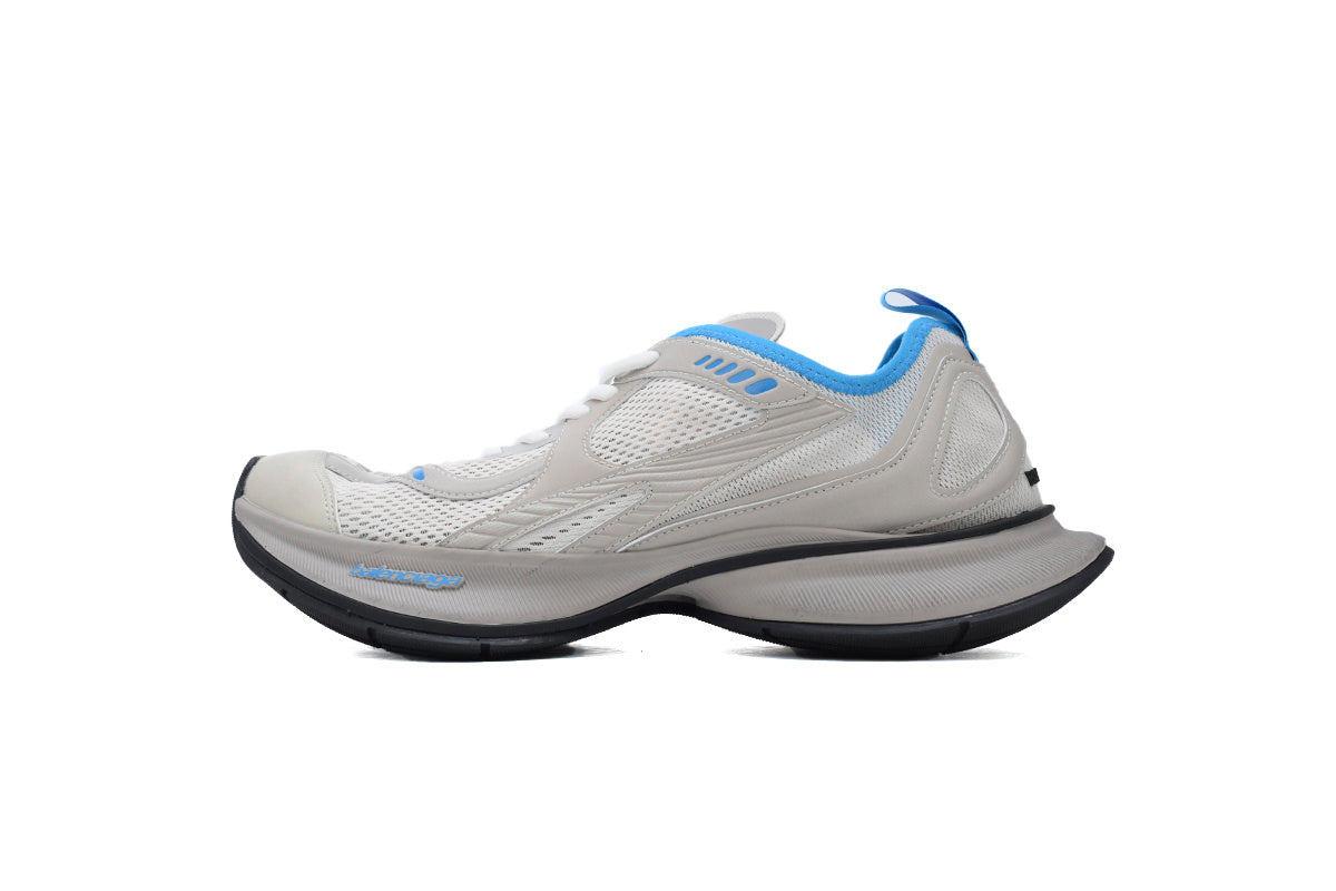 Balenciaga Circuit Mesh Running Sneaker "Beige Mix Blue"-retro thick sole dad shoes，Women's Shoe Sale / Men's Shoe Sale