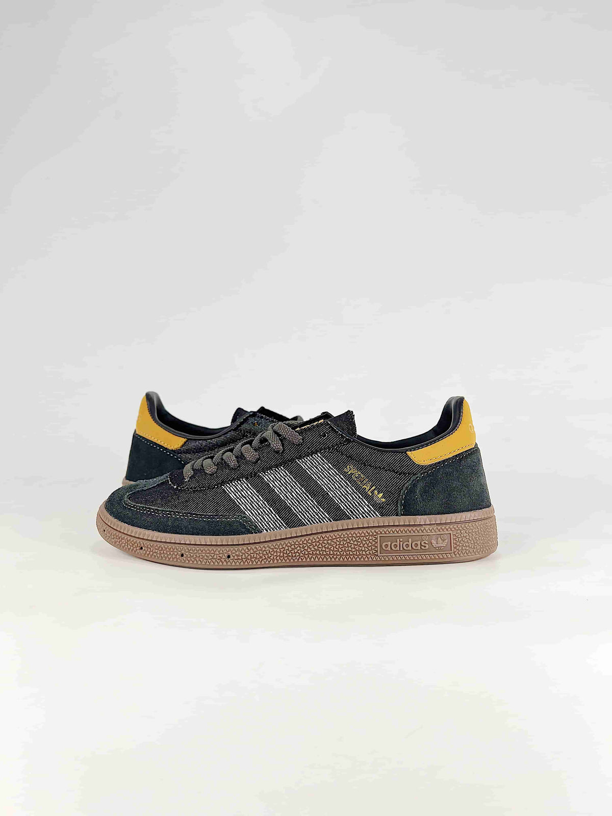 Adidas Handball Spezial Denim Sneakers "Dark Green Yellow"-Classic sneakers，Adidas Women's Shoe Sale / Men's Shoe Sale