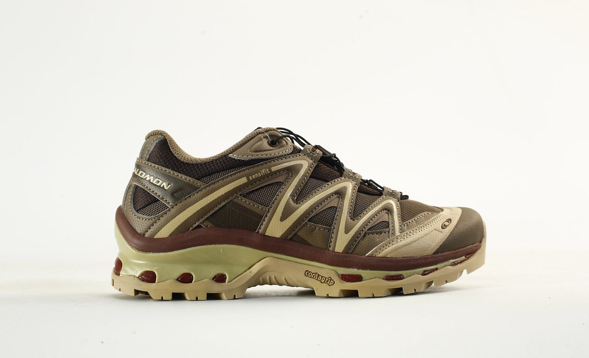 Salomon XT-Quest Trail Running & Hiking Sneakers, “Aloe/Dark Earth/Burnt Ochre”