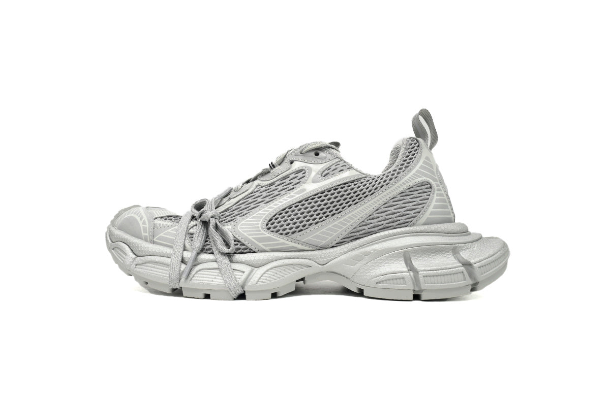 Balenciaga 3XL Mesh Trainer Sneaker "Grey"-retro thick sole dad shoes，Women's Shoe Sale / Men's Shoe Sale