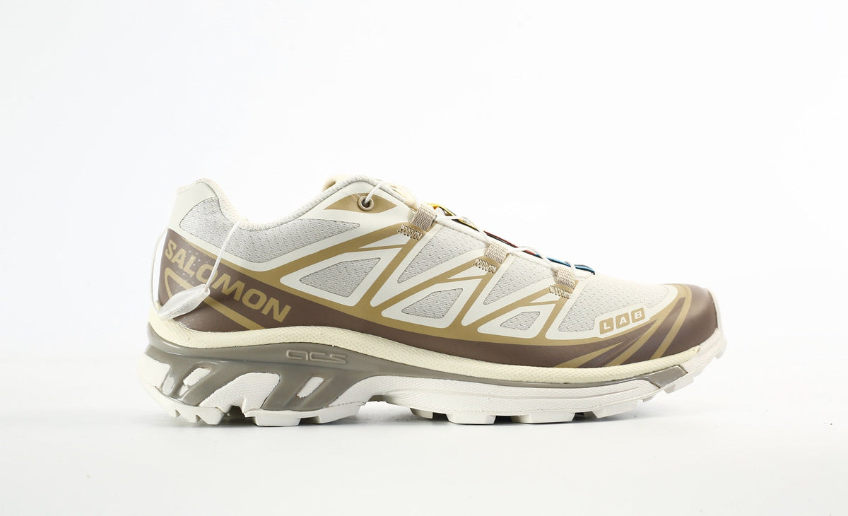 Salomon S-LAB XT-6 Men's Trail Running Hiking Shoes "Cream Khaki Brown"- outdoor hiking shoes/Women's Shoe Sale / Men's Shoe Sale