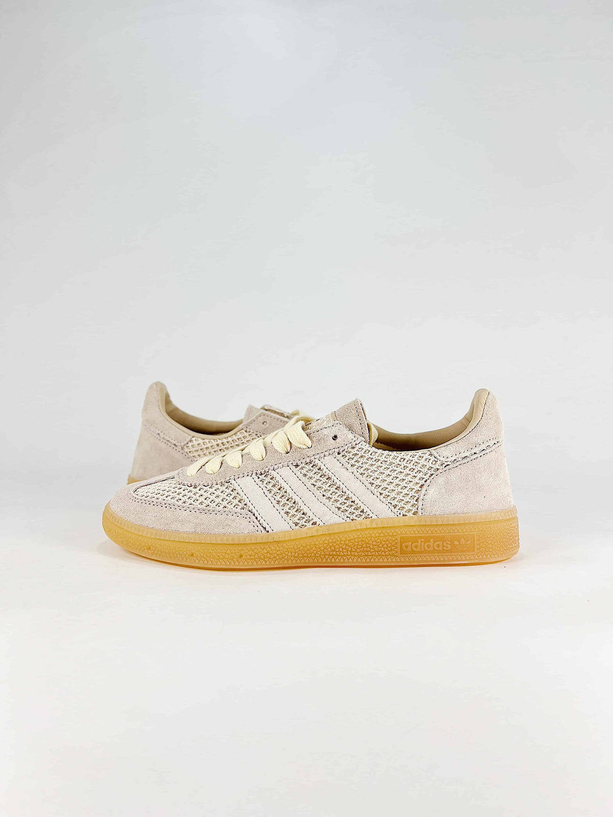 Adidas Handball Spezial Mesh Suede Sneakers "Cream Beige"-Classic sneakers，Adidas Women's Shoe Sale / Men's Shoe Sale