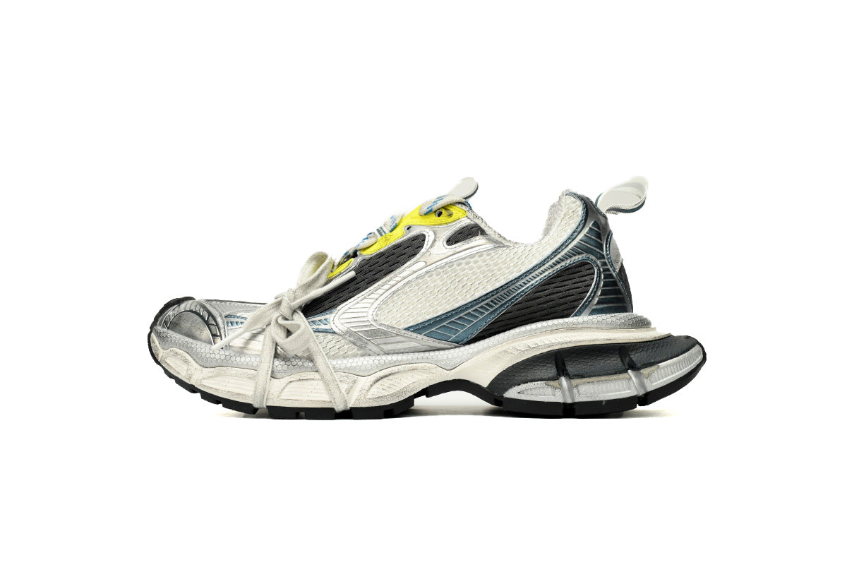 Balenciaga 3XL Sneakers "White Black Yellow"-retro thick sole dad shoes，Women's Shoe Sale / Men's Shoe Sale