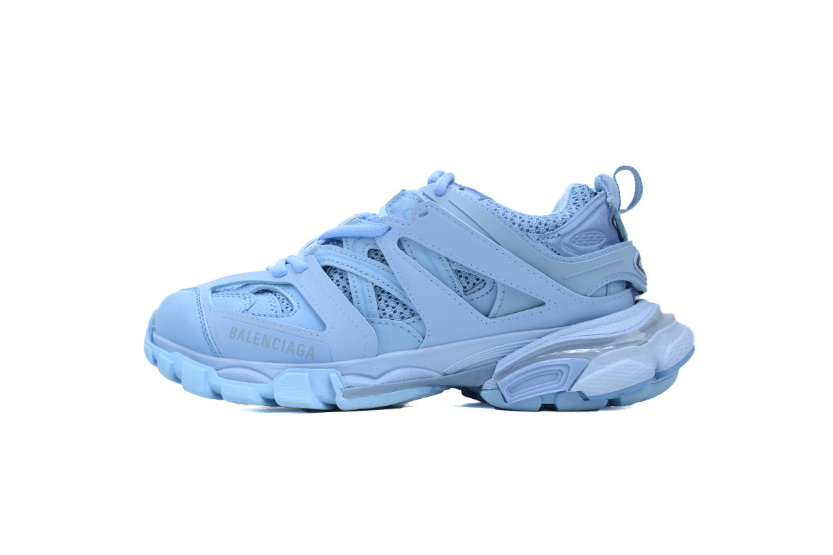 Balenciaga Track Trainer Sneakers "Light Blue"-retro thick sole dad shoes，Women's Shoe Sale / Men's Shoe Sale