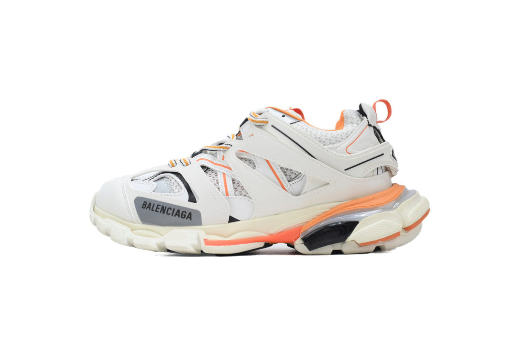 Balenciaga Track 2.0 Sneakers "White/Orange" Men Women Hiking Dad Shoes