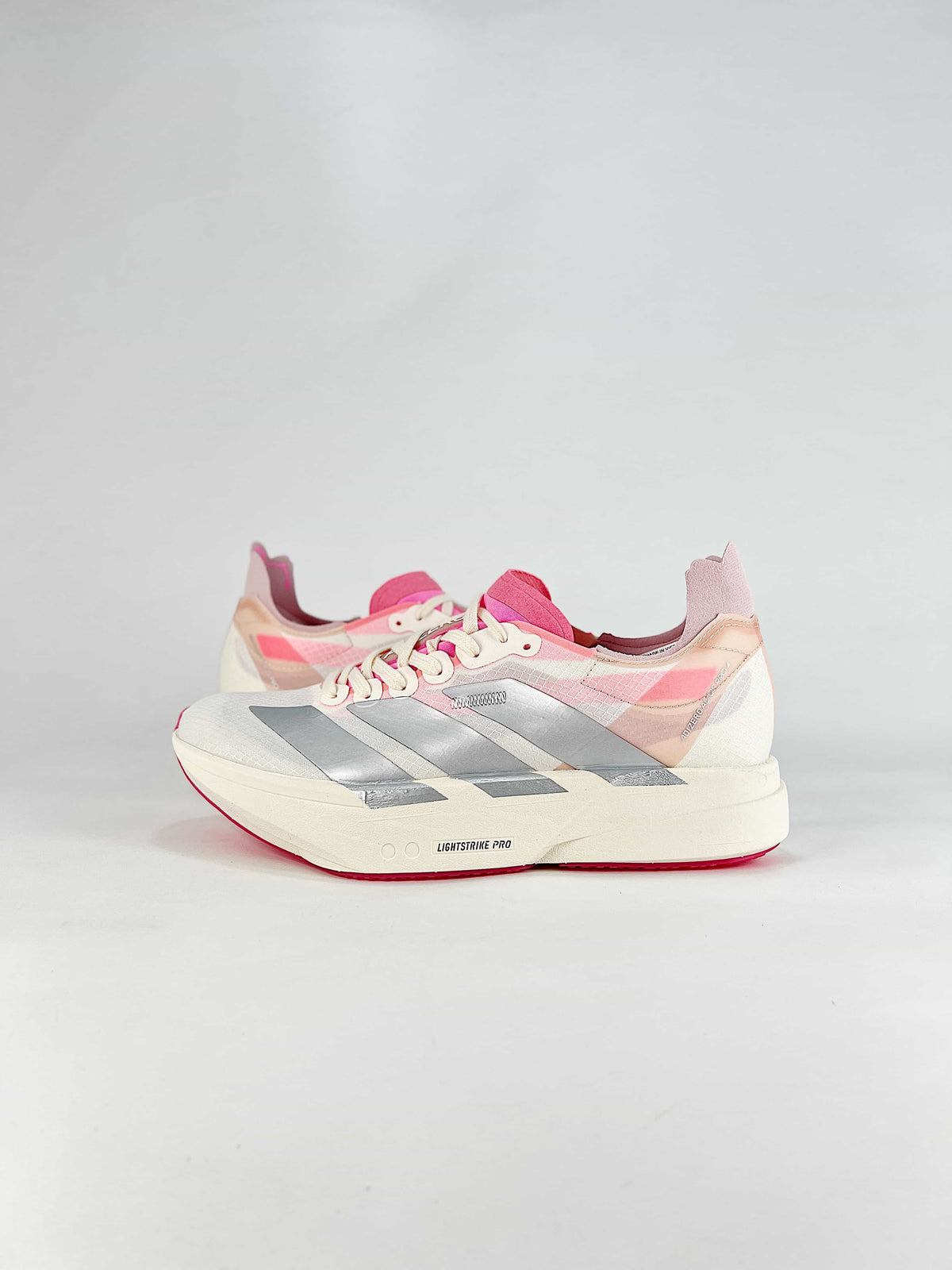 adidas Adizero Adios Pro 4 "Off White Pink Silver"-Classic sneakers，Adidas Women's Shoe Sale / Men's Shoe Sale