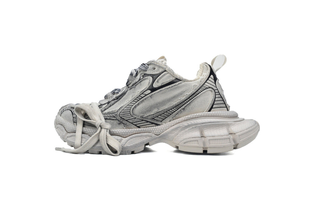 Balenciaga 3XL Sneaker "Beige Black"-retro thick sole dad shoes，Women's Shoe Sale / Men's Shoe Sale