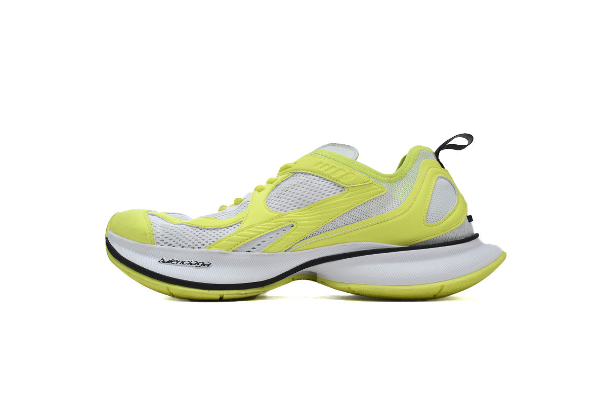 Balenciaga Circuit Sneakers "Fluorescent Yellow White"-retro thick sole dad shoes，Women's Shoe Sale / Men's Shoe Sale