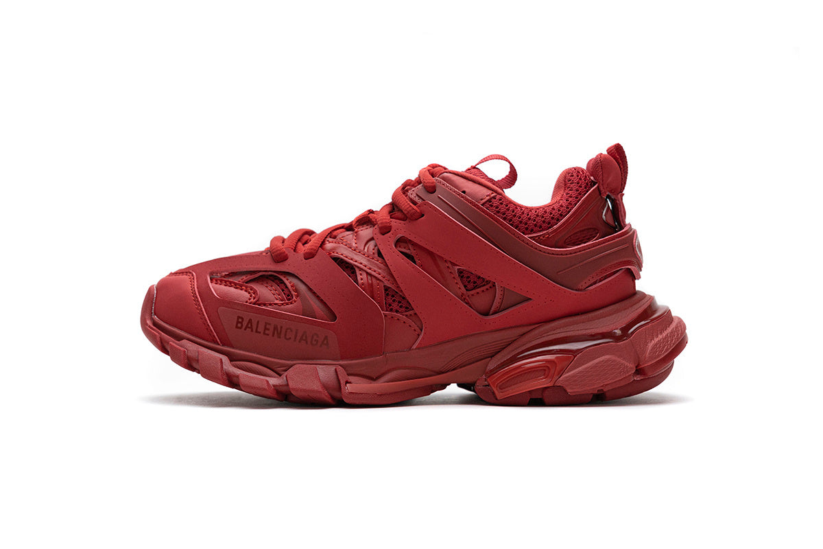 Balenciaga Track Sneakers "Red"-retro thick sole dad shoes，Women's Shoe Sale / Men's Shoe Sale