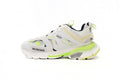 Balenciaga Track Sneakers "White Fluorescent Yellow"-retro thick sole dad shoes，Women's Shoe Sale / Men's Shoe Sale