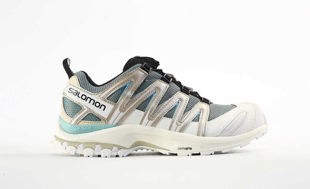 Salomon XA PRO 3D "White Teal Beige" Outdoor Hiking Shoes- outdoor hiking shoes/Women's Shoe Sale / Men's Shoe Sale