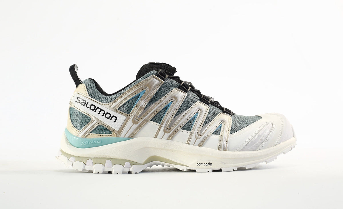 Salomon XA PRO 3D "White Teal Beige" Outdoor Hiking Shoes- outdoor hiking shoes/Women's Shoe Sale / Men's Shoe Sale