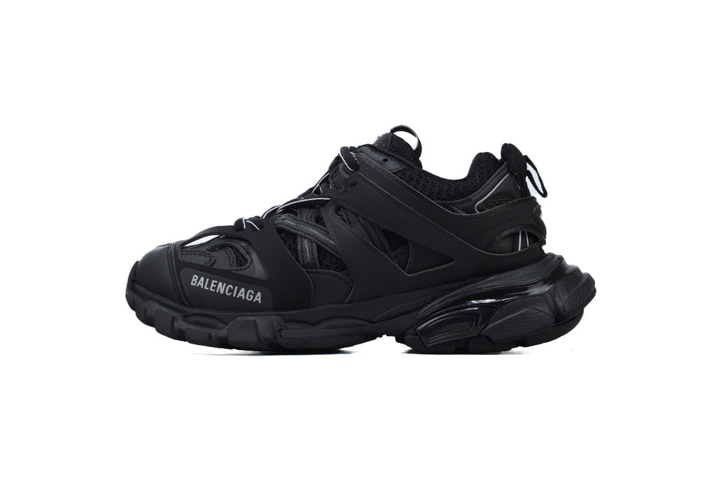 Balenciaga Track Sneakers "All Black"-retro thick sole dad shoes，Women's Shoe Sale / Men's Shoe Sale