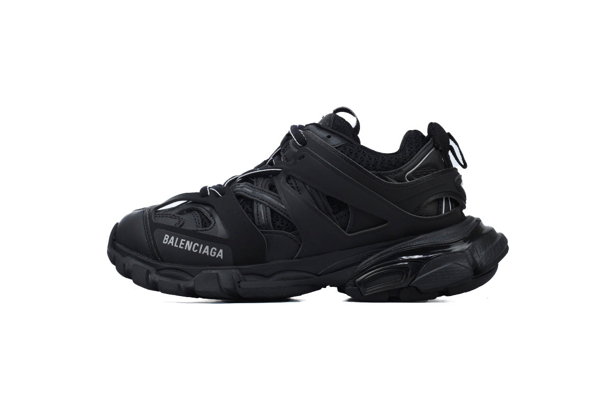 Balenciaga Track Sneakers "All Black"-retro thick sole dad shoes，Women's Shoe Sale / Men's Shoe Sale