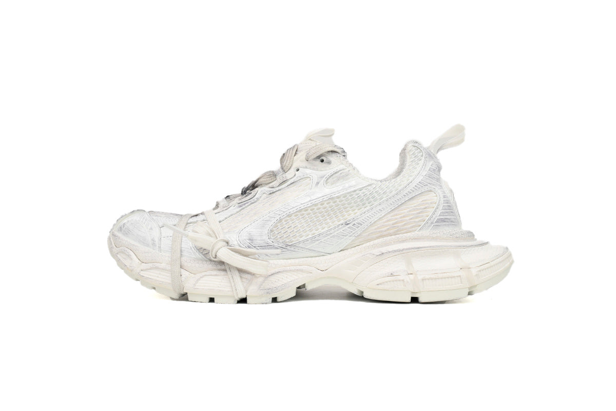 Balenciaga 3XL Sneaker "Full White"-retro thick sole dad shoes，Women's Shoe Sale / Men's Shoe Sale