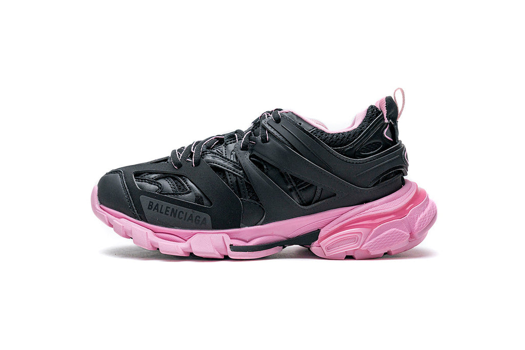 Balenciaga Track 2 Sneakers "Black Light Pink"-retro thick sole dad shoes，Women's Shoe Sale / Men's Shoe Sale