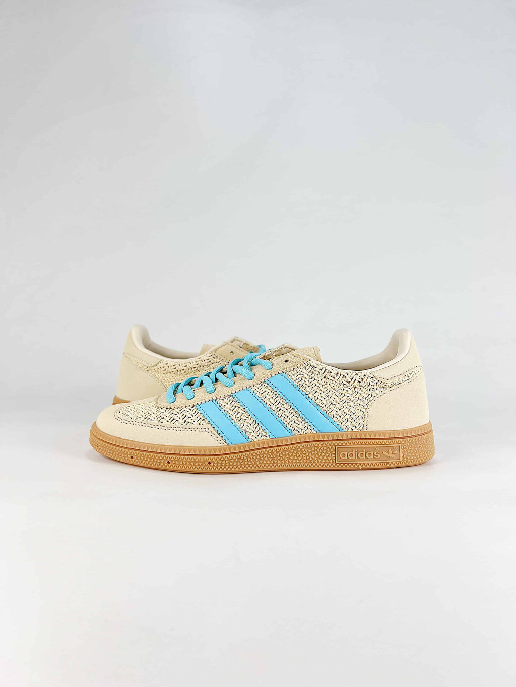 Adidas Originals Handball Spezial "Beige Light Blue Gum" Sneakers-Classic sneakers，Adidas Women's Shoe Sale / Men's Shoe Sale
