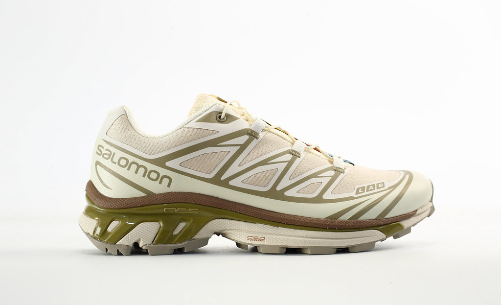 Salomon S-LAB XT-6 Men Women Outdoor Trail Running Shoes "Cream Olive Green"