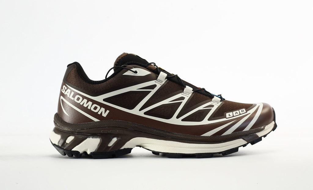 Salomon S-LAB XT-6 Men's Trail Running Hiking Shoes "Dark Brown White"- outdoor hiking shoes/Women's Shoe Sale / Men's Shoe Sale