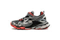 Balenciaga Track 2 Open Sneakers "Grayish Red"-retro thick sole dad shoes，Women's Shoe Sale / Men's Shoe Sale