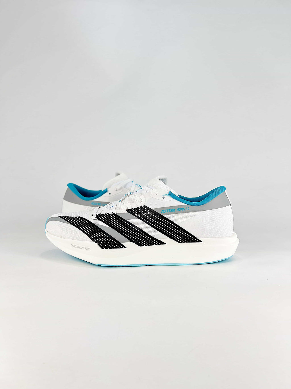 Adidas Adizero Adios 10 "White Cyan"-Classic sneakers，Adidas Women's Shoe Sale / Men's Shoe Sale