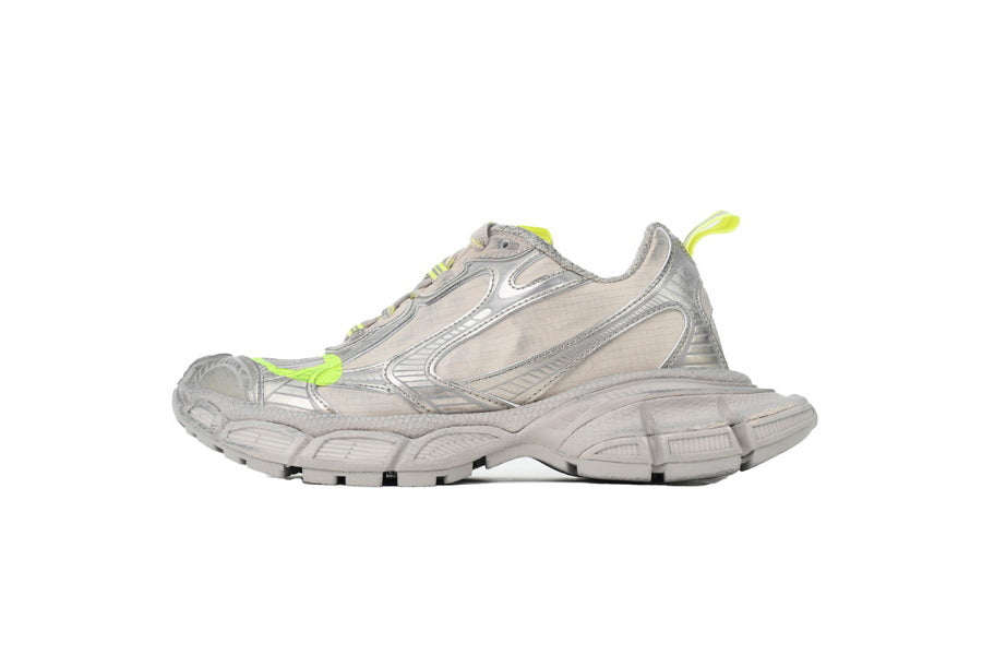 Balenciaga 3XL Sneakers Women "Taupe Fluorescent Yellow"-retro thick sole dad shoes，Women's Shoe Sale / Men's Shoe Sale