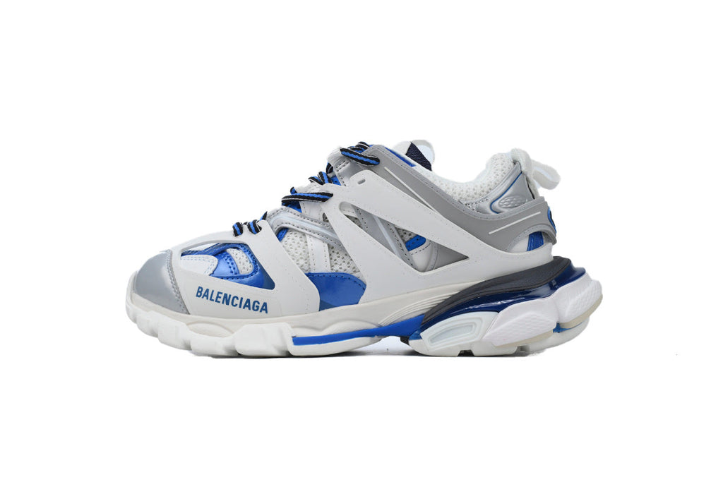 Balenciaga Track 2.0 Sneakers "White/Blue/Silver" Men Women Outdoor Hiking Dad Shoes