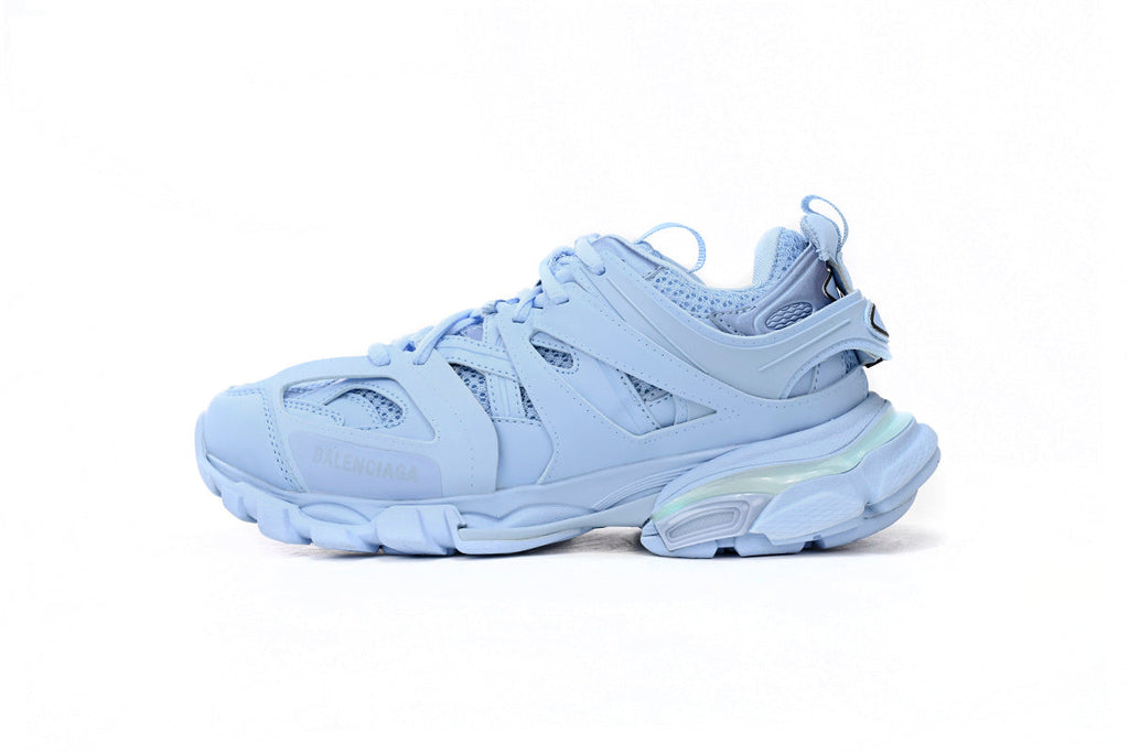 Balenciaga Track Trainer Sneakers "Light Blue"-retro thick sole dad shoes，Women's Shoe Sale / Men's Shoe Sale