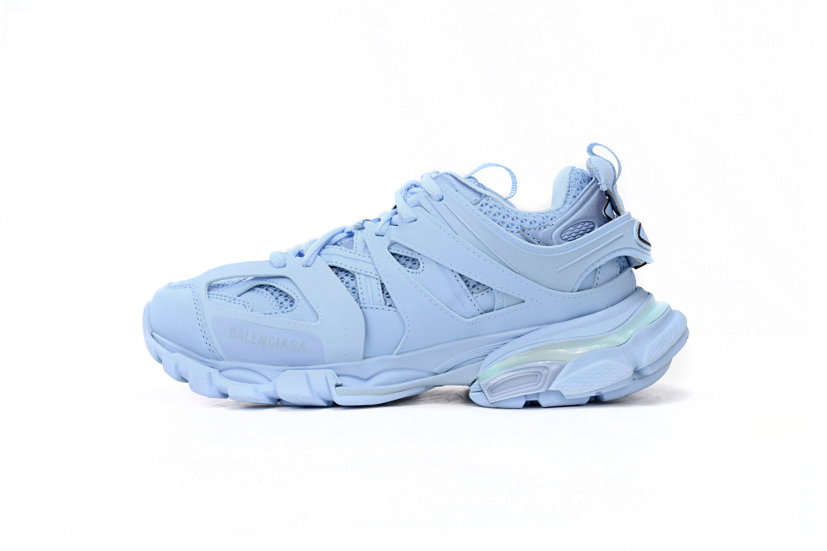 Balenciaga Track Trainer Sneakers "Light Blue"-retro thick sole dad shoes，Women's Shoe Sale / Men's Shoe Sale