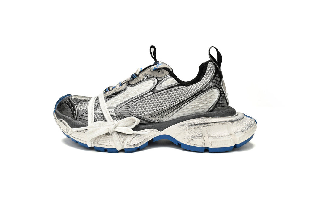 Balenciaga 3XL Sneaker "Grey White Blue"-retro thick sole dad shoes，Women's Shoe Sale / Men's Shoe Sale