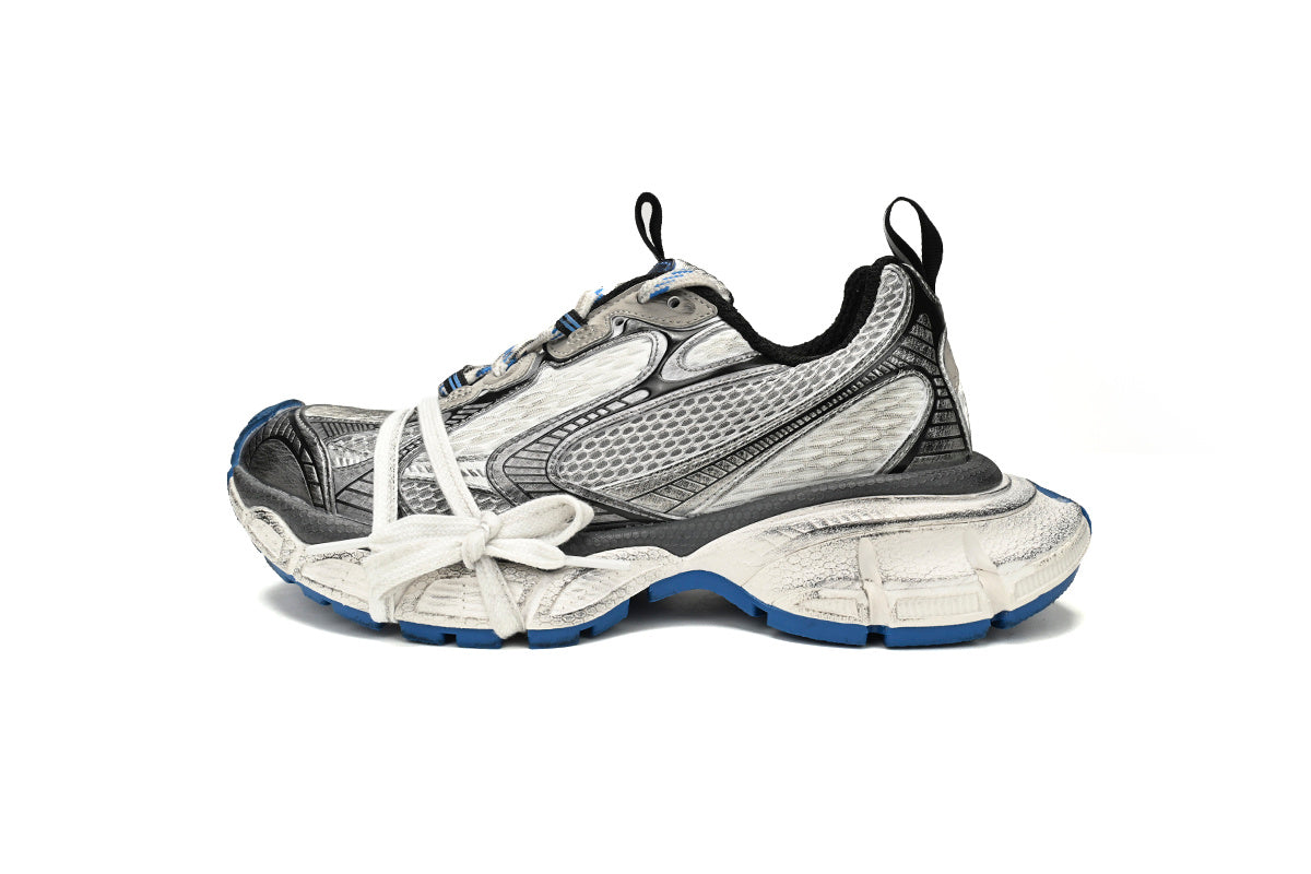 Balenciaga 3XL Sneaker "Grey White Blue"-retro thick sole dad shoes，Women's Shoe Sale / Men's Shoe Sale