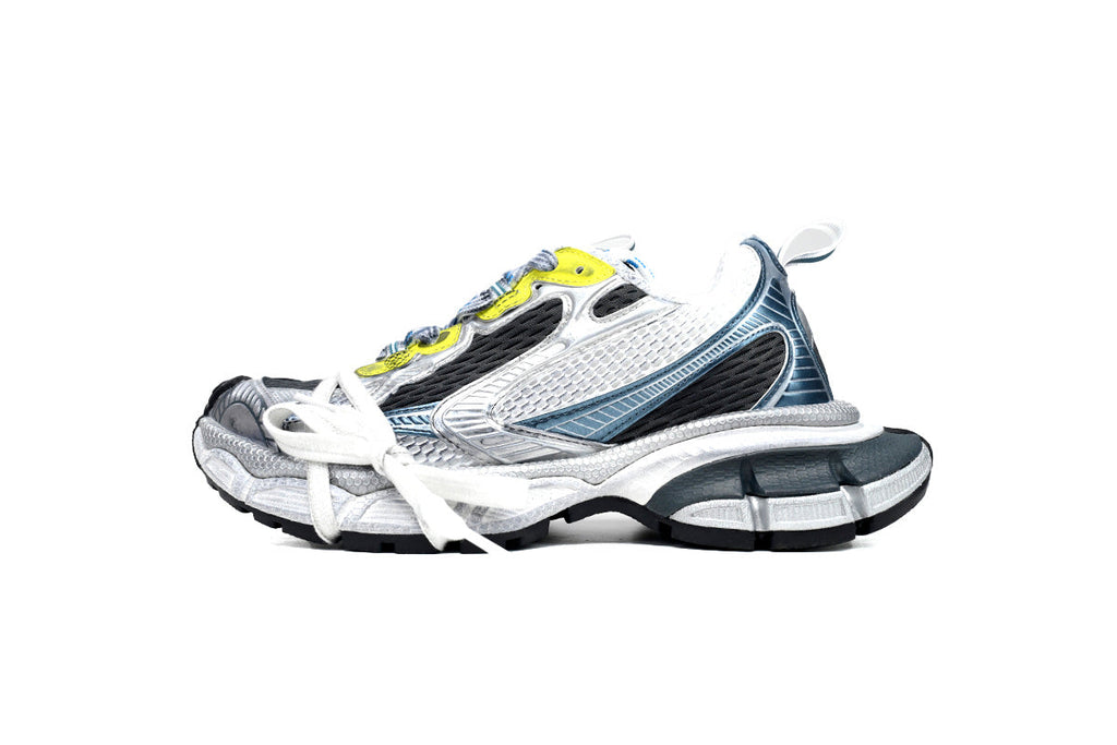 Balenciaga 3XL Sneakers "Silver Blue Yellow"-retro thick sole dad shoes，Women's Shoe Sale / Men's Shoe Sale