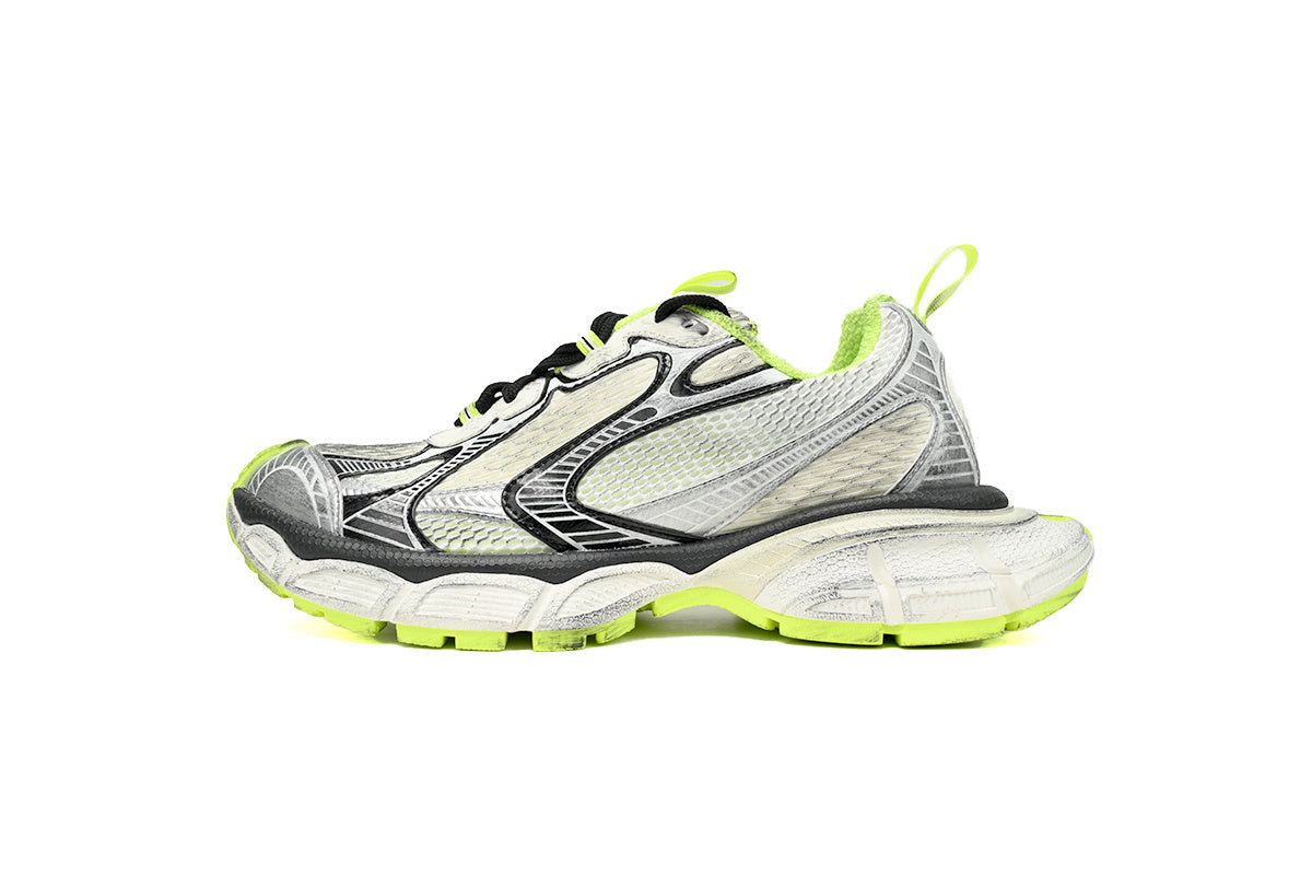 Balenciaga 3XL Sneaker "White Fluorescent Yellow"-retro thick sole dad shoes，Women's Shoe Sale / Men's Shoe Sale