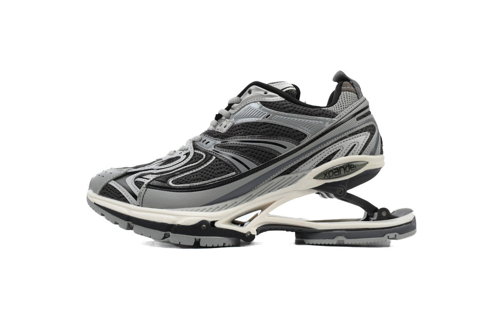 Balenciaga X-Pander Sneakers "Grey Black Silver"-retro thick sole dad shoes，Women's Shoe Sale / Men's Shoe Sale