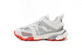 Balenciaga Track Sneakers "White Grey Red"-retro thick sole dad shoes，Women's Shoe Sale / Men's Shoe Sale