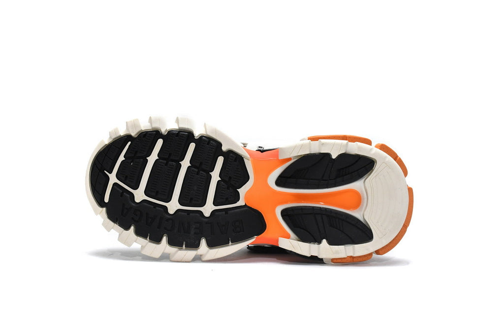 Balenciaga Track Sneakers "White Orange"-retro thick sole dad shoes，Women's Shoe Sale / Men's Shoe Sale