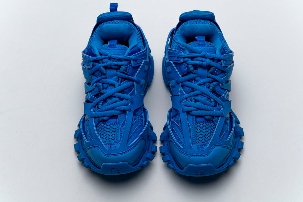 Balenciaga Track Sneakers "Sapphire Blue"-retro thick sole dad shoes，Women's Shoe Sale / Men's Shoe Sale